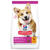 Hill's Science Plan Canine Adult 1-6 Small & Mini Chicken - výhodné balení 2 x 6 kg