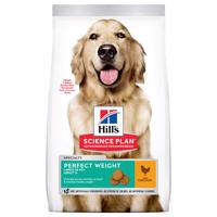 Hill's Science Plan Canine Adult Perfect Weight Large Chicken - Výhodné balení 2 x 12 kg