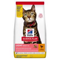 Hill's Science Plan Light Adult pro kočky, kuřecí 10 kg