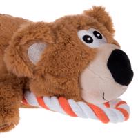 Hračka pro psy Medvěd s lankem - 2 kusy ve výhodném balení
