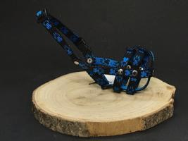 Huč nylonový náhubek pro klasický čumák Barva: Modrá, Obvod čumáku: 14 cm, Délka čumáku: 4 cm