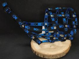 Huč nylonový náhubek pro klasický čumák Barva: Modrá, Obvod čumáku: 33 cm, Délka čumáku: 11,5 cm
