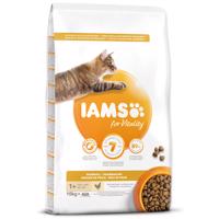 IAMS for Vitality Adult Cat Food Hairball Reduction with Fresh Chicken 10 kg