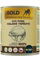 IRONpet Gold Dog Pork cut muscle konzerva 800g + Množstevní sleva Sleva 15%