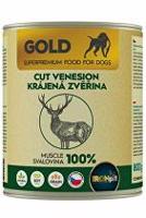 IRONpet Gold Dog Venison cut muscle konzerva 800g + Množstevní sleva