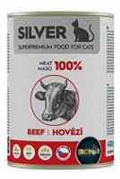 IRONpet Silver Cat Beef konzerva 400g + Množstevní sleva