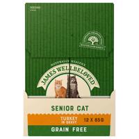 James Wellbeloved Senior Cat Grain Free Turkey - 12 x 85 g