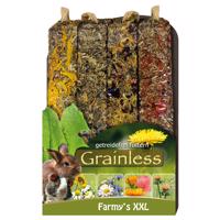JR Farm Farmy's Grainless XXL tyčinky pro hlodavce - 2 x 4-kusové balení