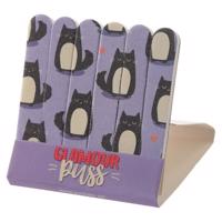 Kapesní pilníky na nehty kočka Číslo: fialová