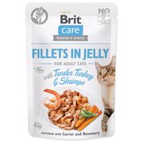 Kapsička BRIT Care Cat Pouch Tender Turkey & Shrimps in Jelly 85g