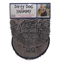 Karlie Dirty Dog Shammy ručník, 80 × 35 cm šedá