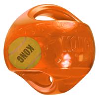 KONG guma + tenis Jumbler míč rugby - Vel. M/L: Ø 14 cm