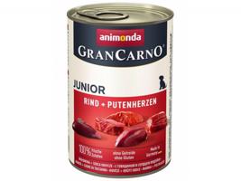 Konzerva Animonda GranCarno Junior hovězí + krůtí srdce 400 g