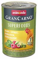 Konzerva Animonda GranCarno Superfoods kuře a maliny 400 g