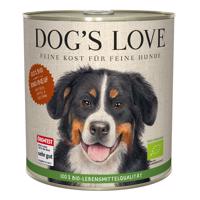 Konzerva Dog's Love Bio Hovězí 800 g