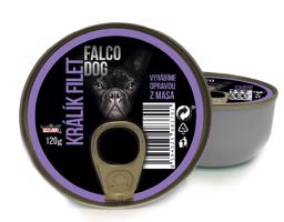 Konzerva Falco Dog Filet z králíka 120 g