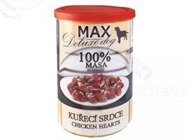 Konzerva Max Deluxe kuřecí srdce 400 g