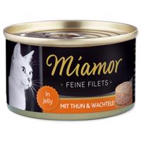 Konzerva MIAMOR Feine Filets tuňák + křepelčí vejce v želé 100 g