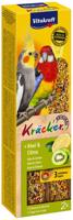 Kracker střední papoušek kiwi a citrus 2 ks