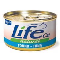 LifeCat Natural Adult mokré krmivo pro kočky 24 x 85 g - Tuňák