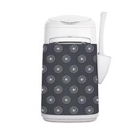 LitterLocker® Fashion látkový potah Květiny šedý
