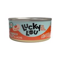 Lucky Lou Extrafood tuňák a losos ve vývaru 18 × 70 g