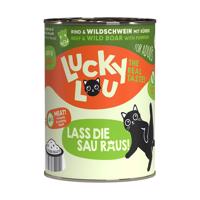 Lucky Lou Lifestage Adult hovězí a kančí maso 24× 400 g