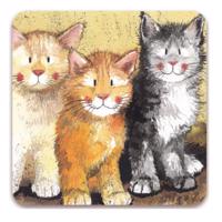 Magnetka se třemi kočkami - design Alex Clark
