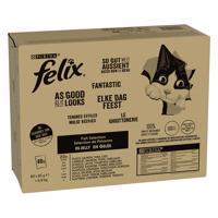 Megapack Felix ("So gut...") kapsičky 80 x 85 g - rybí mix 2 (platýs, losos, tuňák, treska)