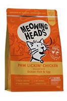MEOWING HEADS Paw Lickin’ Chicken 450g 1 + 1 ZDARMA