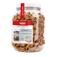 MERA pure sensitive Goody Snacks 600 g - Míchané balení: 600 g losos & rýže + 600 g krůta & brambory