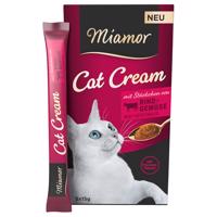 Miamor Cat Cream hovězí + zelenina - 5 x 15 g