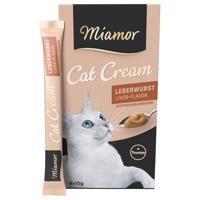 Miamor Cat Snack játrový krém -  6 x 15 g