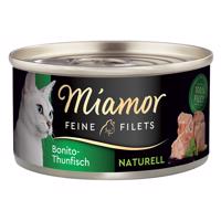 Miamor Feine Filets Naturelle konzerva 24 x 80 g - Bonito tuňák