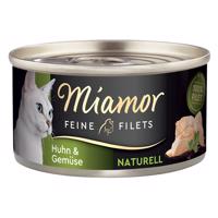 Miamor Feine Filets Naturelle konzerva 24 x 80 g - kuřecí se zeleninou