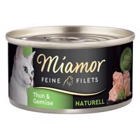 Miamor Feine Filets Naturelle konzerva 24 x 80 g - tuňák se zeleninou