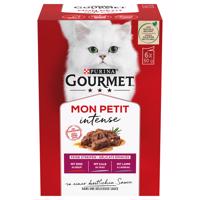 Multibalení Gourmet Mon Petit 2 x 6 ks (12 x 50 g) - hovězí, telecí, jehněčí