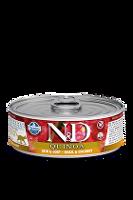 N&D CAT QUINOA Adult Quail & Coconut 80g 1+1 zdarma ( do vyprodání)