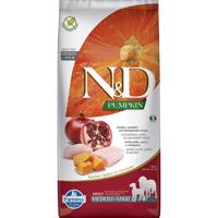 N&D Dog Adult Medium Maxi dýně, kuřecí maso a granátové jablíčko, 12 kg 2x12kg