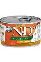 N&D DOG PUMPKIN Adult Quail & Pumpkin Mini 140g + Množstevní sleva Sleva 15% 1+1 zdarma