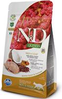 N&D Quinoa CAT Skin & Coat Quail & Coconut 5kg + Doprava zdarma