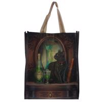 Nákupní taška kočka a zelená víla - design Lisa Parker