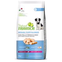 Natural Trainer Medium Puppy & Junior kuřecí - Výhodné balení 2 x 12 kg