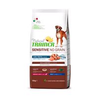Natural Trainer Sensitive No Grain Adult Medium/Maxi Single Protein s pstruhem a bramborami - 12 kg