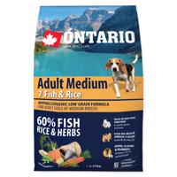 Ontario Adult Medium Fish & Rice Velikost balení: 2,25 kg