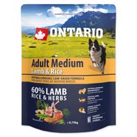 Ontario Adult Medium Lamb & Rice Velikost balení: 0,75 kg