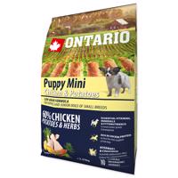ONTARIO Puppy Mini Chicken & Potatoes & Herbs Velikost balení: 2,25 kg