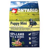 ONTARIO Puppy Mini Lamb & Rice Velikost balení: 2,25 kg