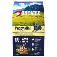 ONTARIO Puppy Mini Lamb & Rice Velikost balení: 6,5kg