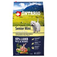 ONTARIO Senior Mini Lamb & Rice Velikost balení: 6,5kg